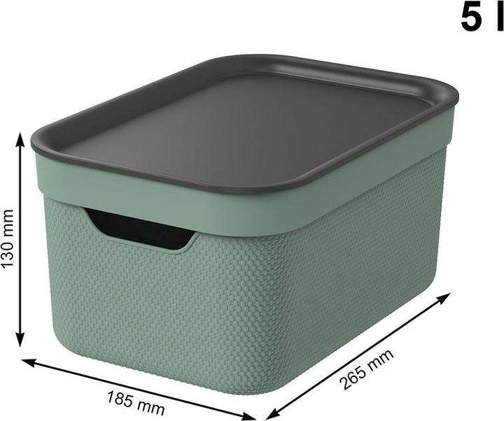 Actual product image Rotho Deco box (26 x 18 x 13 cm, 15 l)