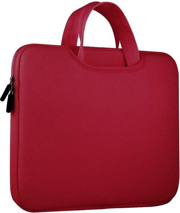 Actual product image Hurtel Universal case laptop bag 15.6 " tablet computer organizer red (15.60")