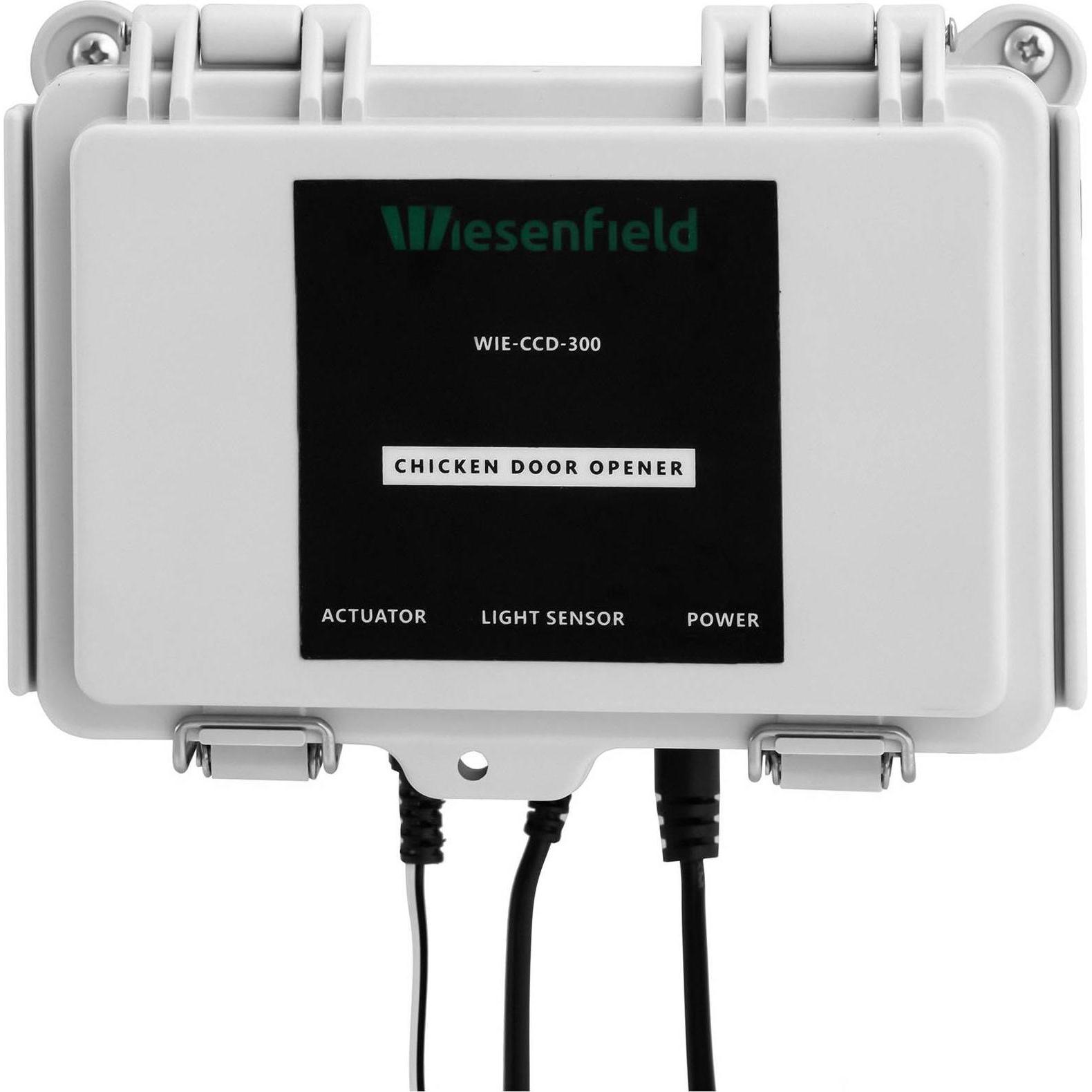 Thumbnail - Wiesenfield, Türöffner + Türschliesser, Automatische Hühnerklappe Hühnertür LCD-Bedienfeld Timer, Lichtsensor, manuell (...