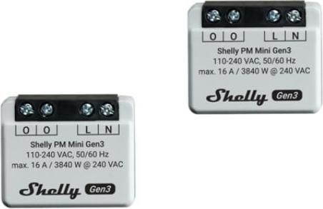 Image du produit Shelly PM Mini Gen3 x2