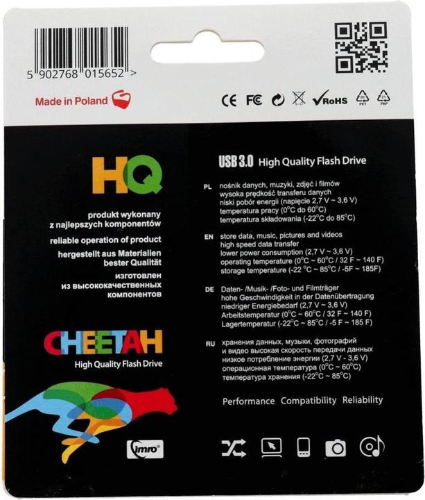Actual product image IMRO pendrive 256GB USB 3.0 Cheetah (256 GB)