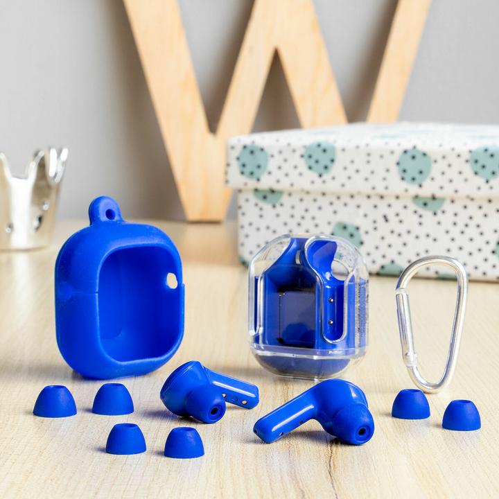 Produktbild InnovaGoods Kabellose Kopfhörer mit Ladebox Blue (3 h, Kabellos)