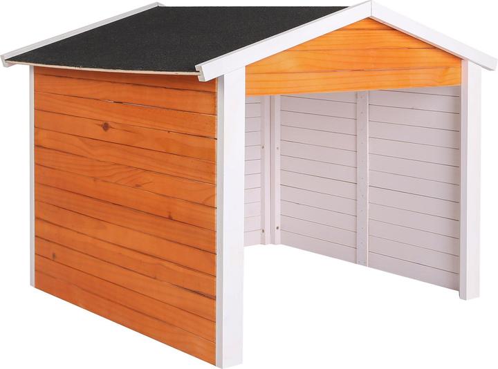 Immagine prodotto Wiltec Garage tosaerba robotizzato casetta da giardino in legno stazione di ricarica protezione UV (Robot falciante, Robot tagliaerba garage)