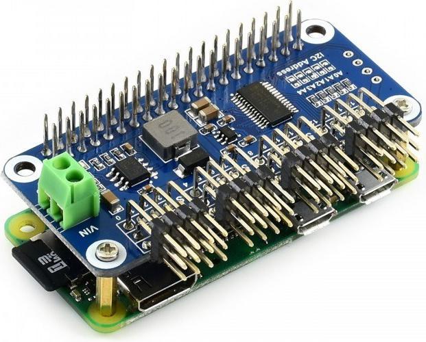 Actual product image WaveShare Servo driver HAT (B) for Raspberry Pi 16-channel with I2C