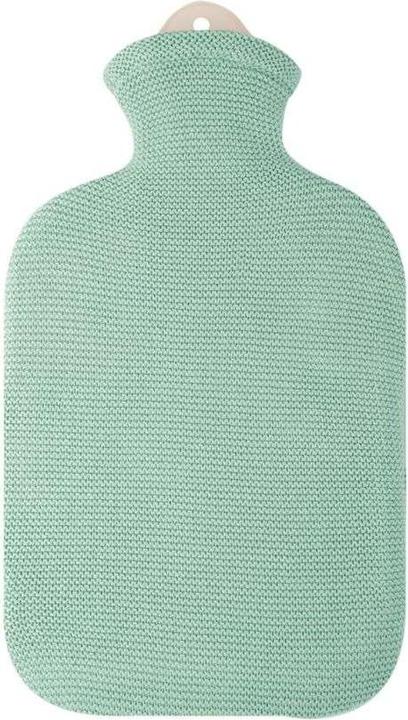 Actual product image Sänger SAENGER Waermflasche Strickbez 2l mintgr (2 l, Bed flask with cover)