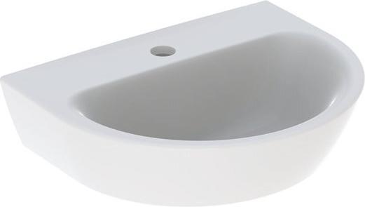 Actual product image Geberit Renova hand wash basin, 1 tap hole, without overflow, width: 45cm (360 mm, 450 mm)