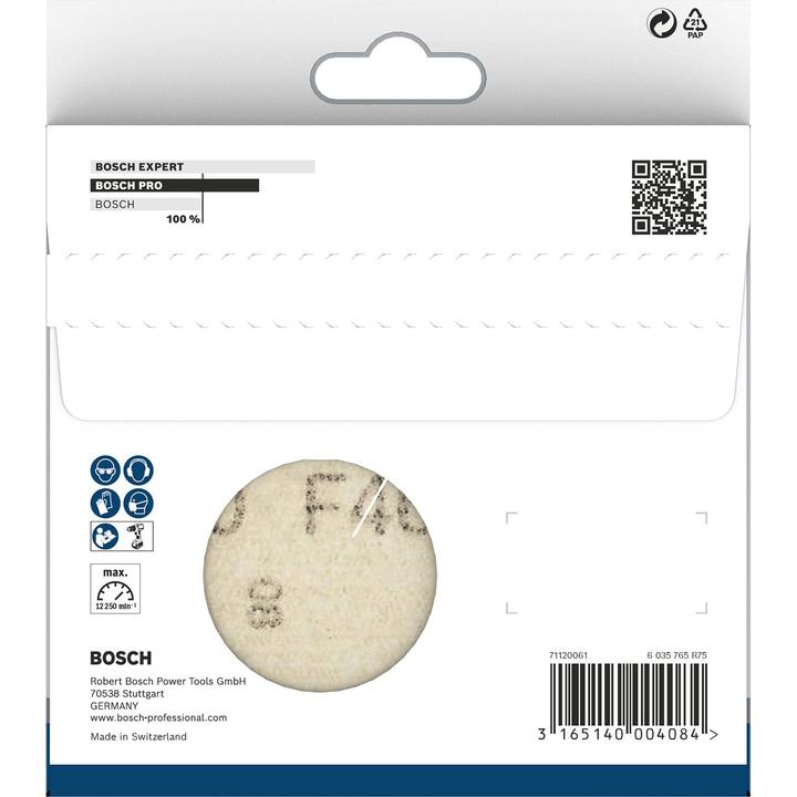 Actual product image Bosch Professional Zubehör PRO F460 sanding sheet, G40, G60, G80, G120, G180, 125 mm, 5 pcs. (120, 180, 40, 60, 80)