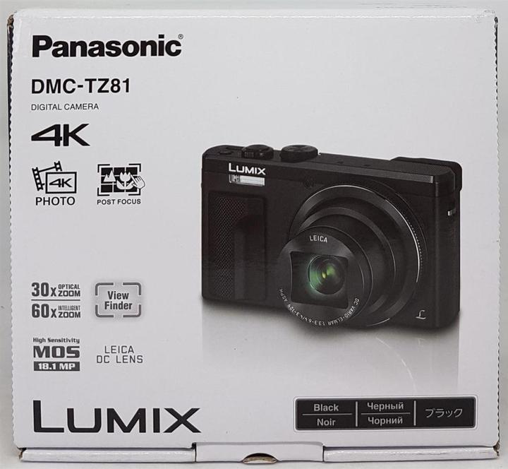 Produktbild Panasonic Lumix TZ81 (24 - 720 mm, 18.10 Mpx, 1/2,3'')