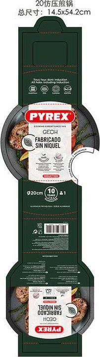 Image du produit Pyrex Antihaftbeschichtete Pfanne Geoh Geschmiedetes 20 cm (20 cm, Poêle à frire, Aluminium)