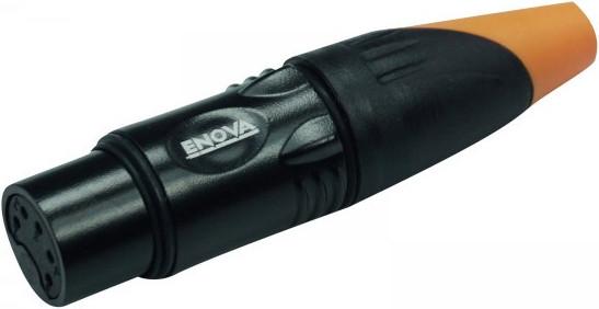 Produktbild Enova XLR Kabelstecker, Kupplung, 5 Polig, schwarz (XLR Kabel)
