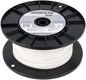 Produktbild Audiolab Netzkabel, flach, weiss, PVC, 100m Rolle (100 m)