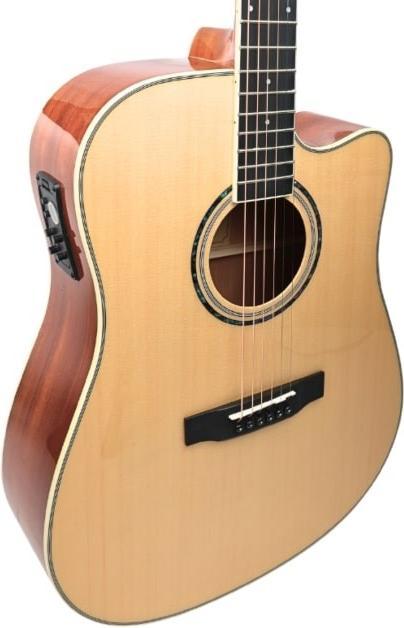 Produktbild V-tone VEAG1 CE NT elektroakustische Gitarre 4/4 Holz (Akustik Gitarre, ABS-Kunststoff, Fichtensperrholz, HPL, Mahagoni-Sperrholz, Okoume, Pps)