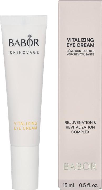 Produktbild Babor SKINOVAGE - Vitalizing Eye Cream Tired, Dull Skin (Augenpflege Fluid, 15 ml, Tag + Nacht)
