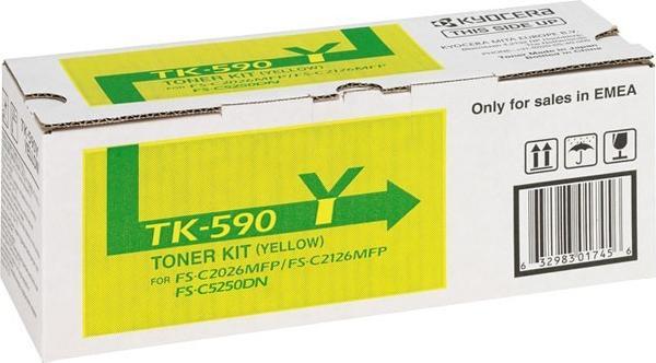 Actual product image Kyocera Tk-590y (Y)