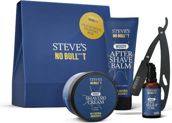 Immagine prodotto Steve´s No Bull***t Steve's - Set regalo scatola da barba Old School (Set da barba)