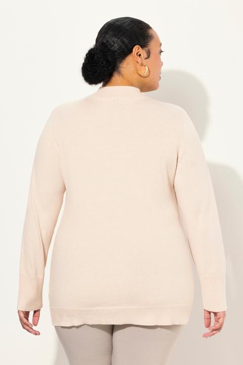 Produktbild Ulla Popken Pullover, Stehkragen, Langarm, Rippbündchen (46, 48)