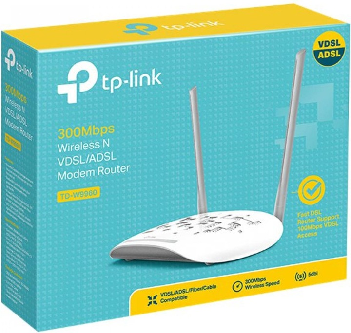 Produktbild TP-Link TD-W9960 WLAN-Router Schnelles Ethernet Einzelband ()