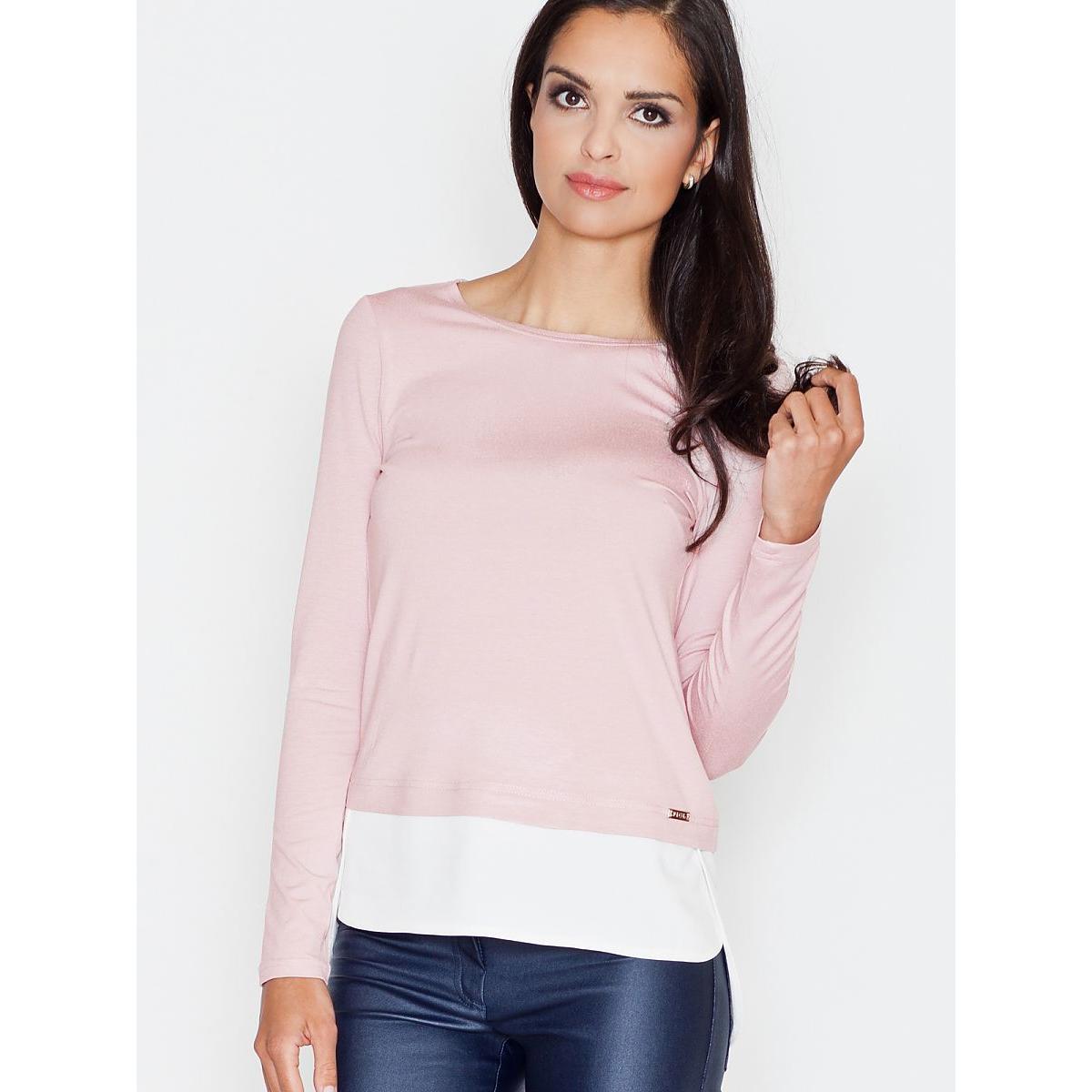 Figl, Damen, Bluse, Bluse, Rosa, (XL)