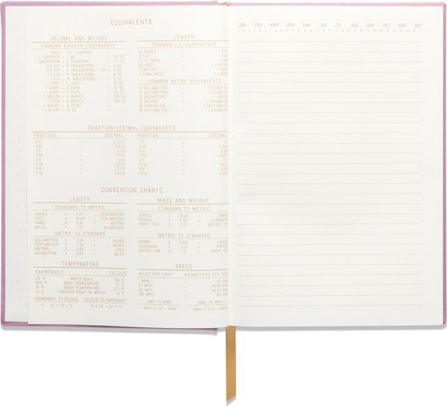 Image du produit Designworks Journal Jumbo Velvet Check (19 x 26 cm, À rayures, Couverture rigide)