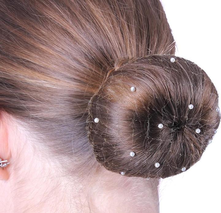 Produktbild Qhp Invisible Pearl Haarnetz