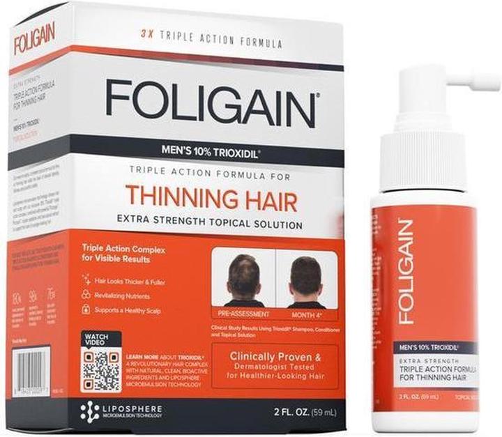 Actual product image Foligain Anti-Hair Serum Triple Action (59 ml)