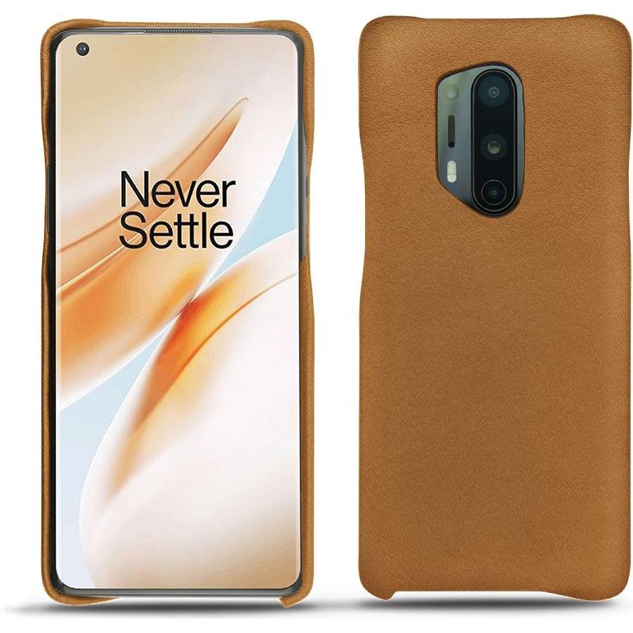 Noreve Lederschutzhülle (OnePlus 8 Pro), Smartphone Hülle, Braun