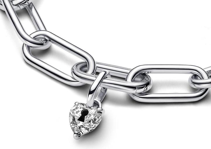 Image du produit Pandora ME Trou de serrure Coeur Mini (Argent massif, Émail)