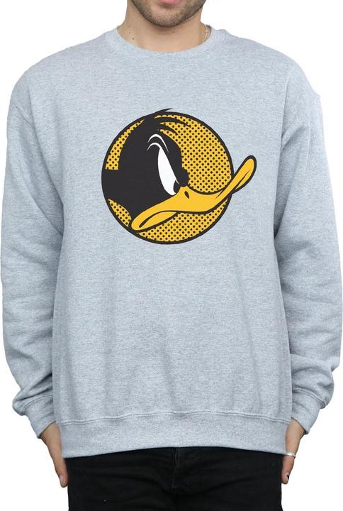 Produktbild Looney Tunes Daffy Duck Dotted Profile Sweatshirt (M)