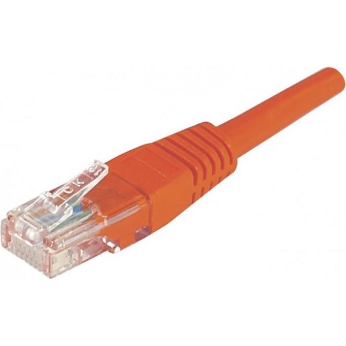 Exertis Connect Patchkabel, CAT.6, U/UTP, ungeschirmt, Kupfer, rot, 5,0 m Patchkabel mit Rastnasenschutz (U/UTP, CAT6, 5...