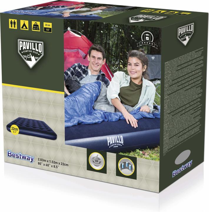 Actual product image Bestway Luftbett Flocked (150 x 200 cm)
