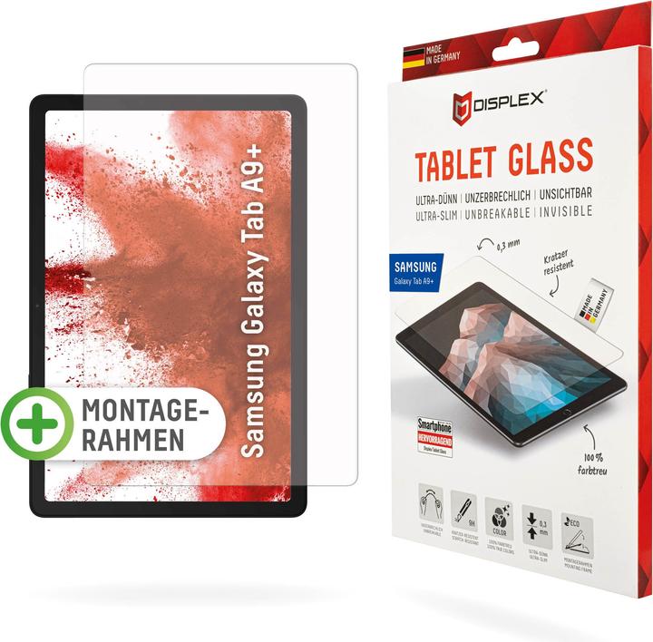 Displex Tablet Glass, Tablet Schutzglas (1 Stück, Galaxy Tab A9+)