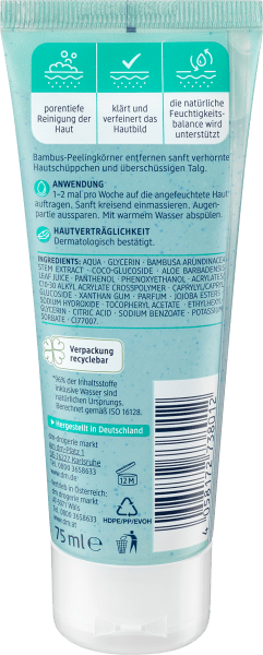 Actual product image dm Balea Peeling gel (Exfoliation, 75 ml)