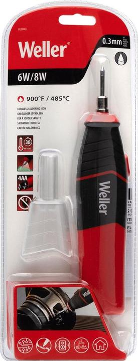 Actual product image Weller Erem WLIBAK8 Battery Soldering Iron, 8W for ToughSystem