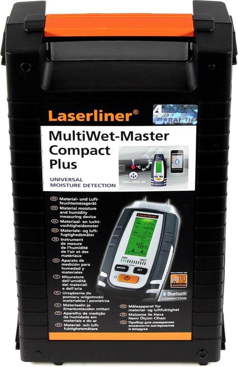 Image du produit Laserliner MultiWet-Master Compact Plus Appareil de mesure de l'humidité des matériaux Mesure de la température