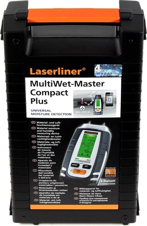 Produktbild Laserliner MultiWet-Master Compact Plus Materialfeuchtemessgerät Temperaturmessung