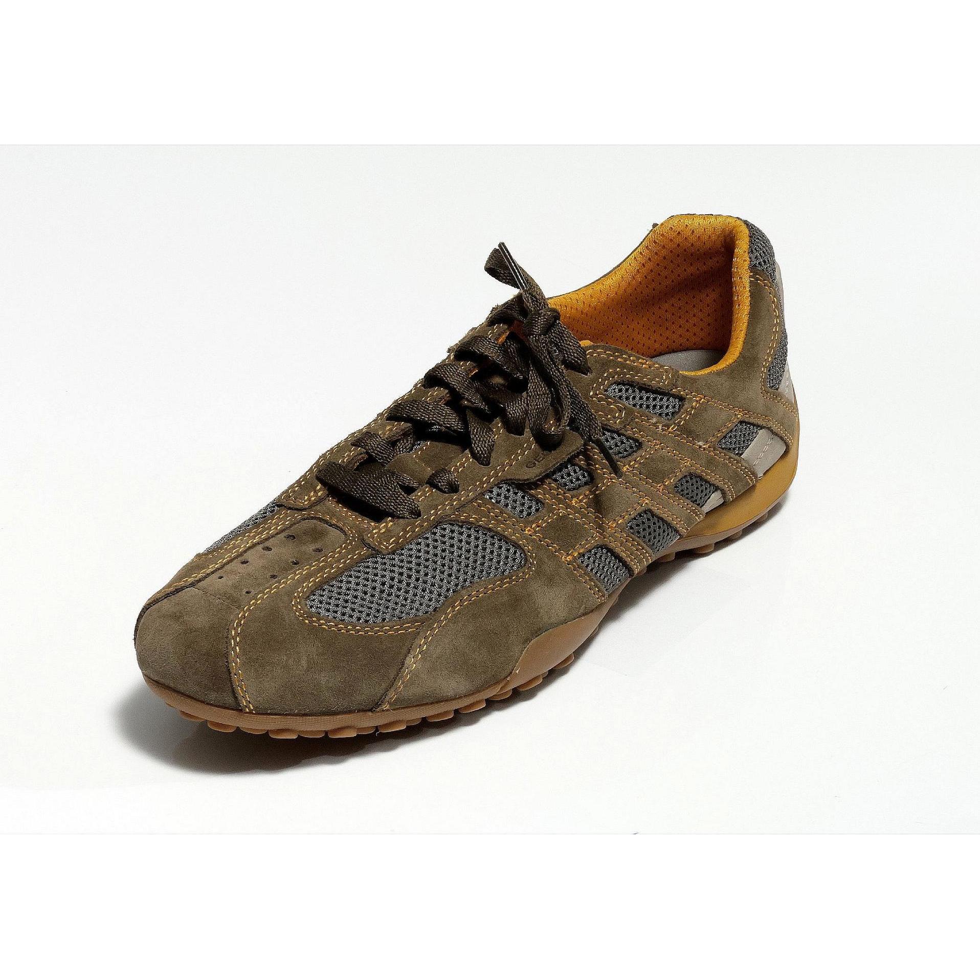 Geox, Herren, Sneakers, Snake Original A, Grau, Beige, (39)