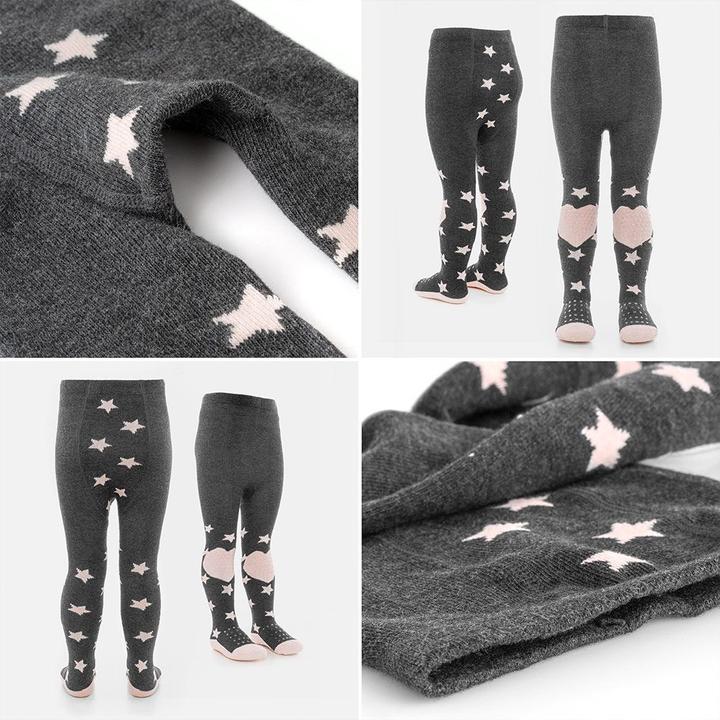 Produktbild La Loona LaLoona Baby-Strumpfhosen Krabbelstrumpfhose - Sterne Rose - (74/80)