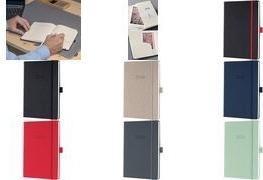 Produktbild Sigel Wochenkalender 2026 C2608 1W/2S schwarz/rot 21.3x14.8cm (A5, 1 Woche / 2 Seiten)