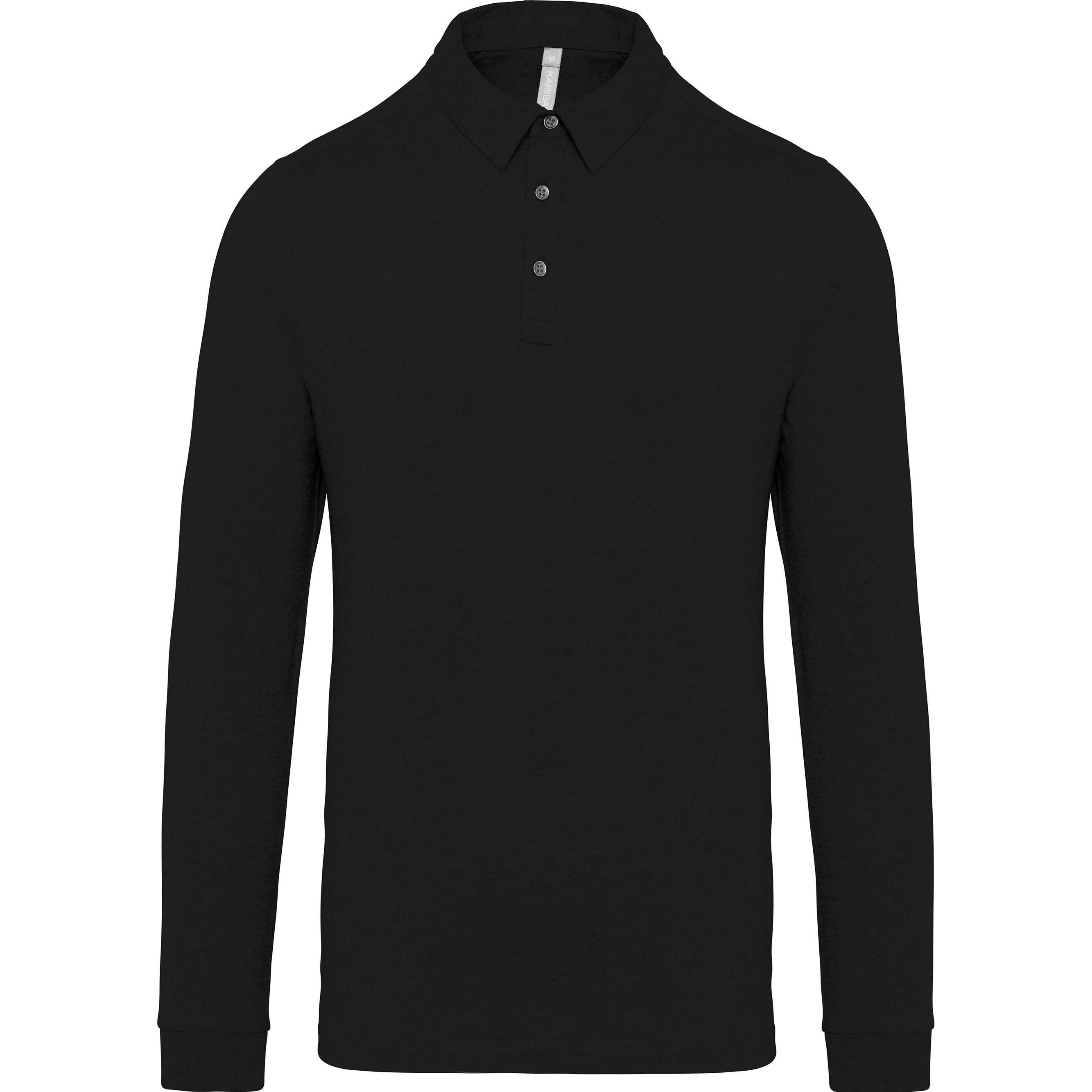 Kariban, Herren, Shirt, Jersey, Schwarz, (XXL)