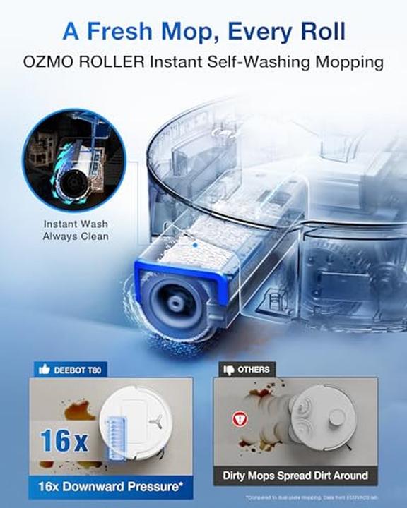 Actual product image Ecovacs T80 Omni (Vacuum mopping robot)