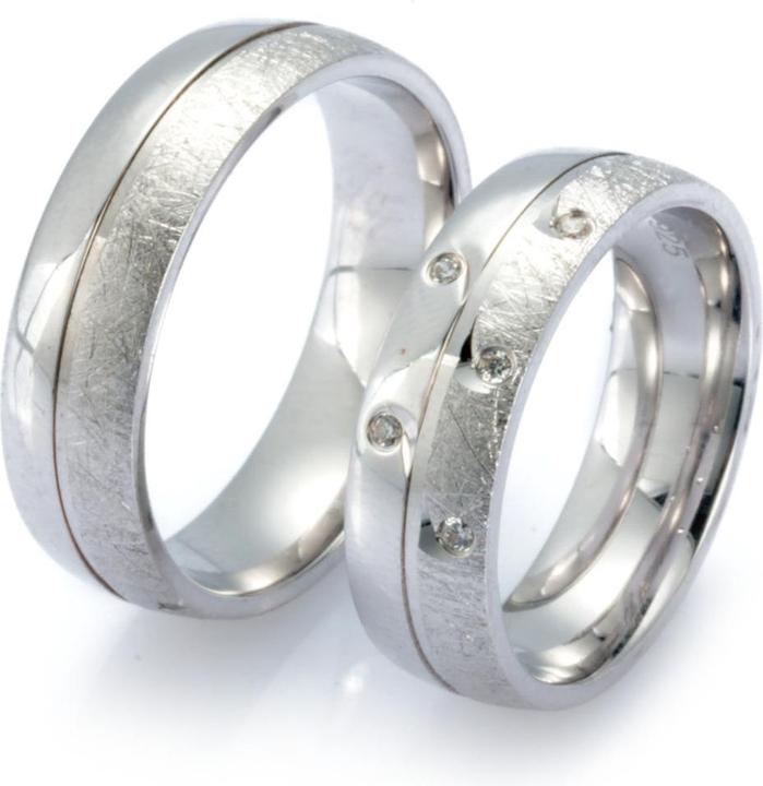 Produktbild Andreani Fingerring aus echtem Silber 925 - Partnerringe (54, 925 Silber)