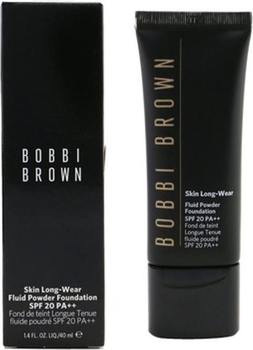 Actual product image Bobbi Brown Skin Long Wear Powder Foundation Sun Protection Factor 20 Cool Sand (Cool Sand)