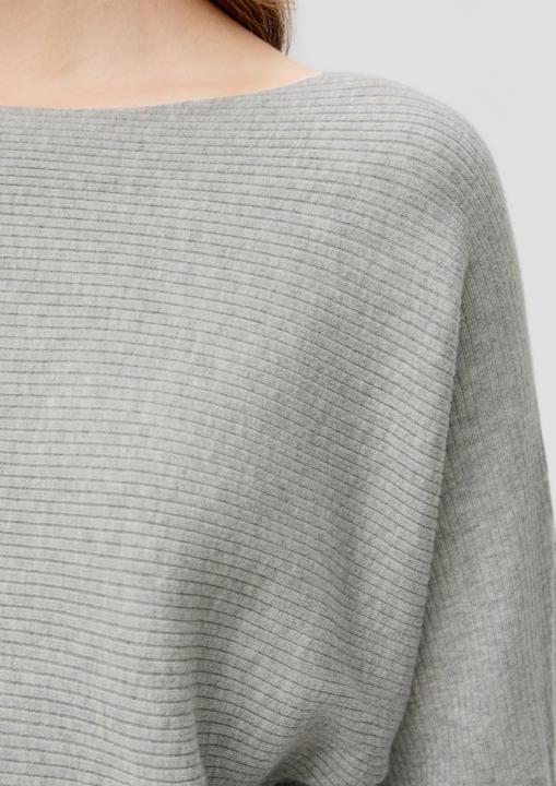 Produktbild s.Oliver Strickpullover Rippstrickpulli mit Fledermausarm (XXL)