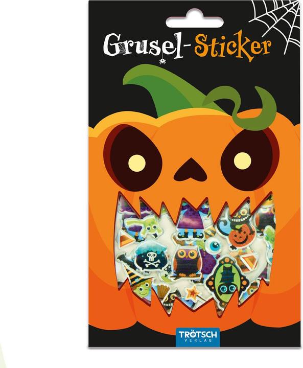 Produktbild Tröstch Gruselsticker klein 40 Gel Stic (40 Sticker)