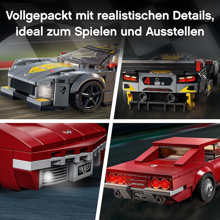 Produktbild LEGO Chevrolet Corvette C8.R & 1969 (76903, LEGO Speed Champions)