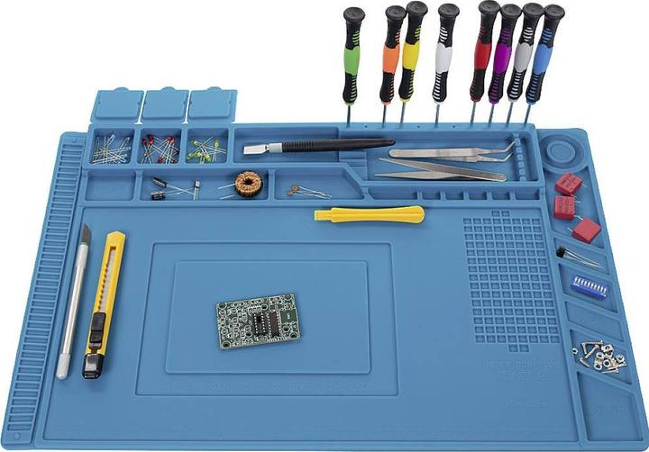 Actual product image Velleman SILICONE SOLDERING MAT - 450 x 300 mm