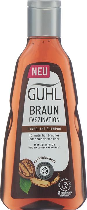 Produktbild Guhl Braun Faszination Shampoo Farbglanz (250 ml, Flüssiges Shampoo)