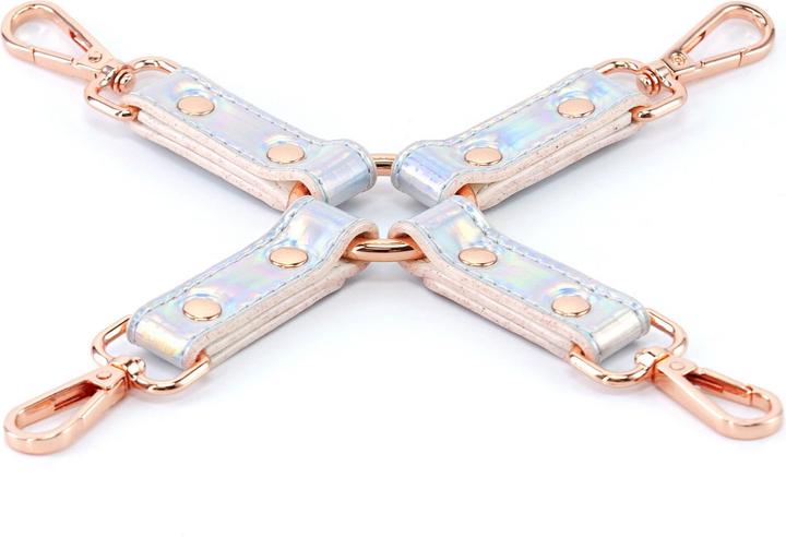 Actual product image NS Novelties Cosmo Bondage Hogtie Rainbow