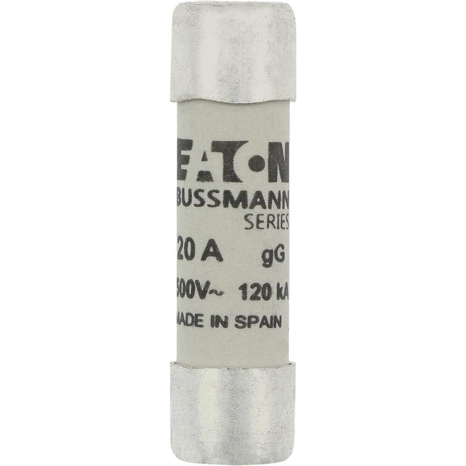 10x Eaton, Sicherung, Sicherungseinsatz, Niederspannung, 20 A, AC 500 V, 120 kA, 10 x 38 mm, gL/gG, IEC C10G20 (Feinsich...