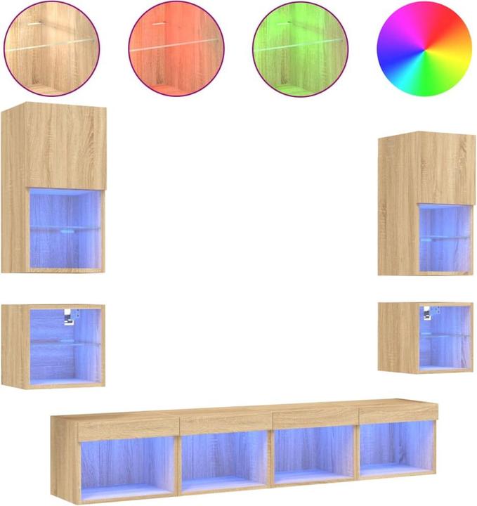 Actual product image vidaXL Wohnwand